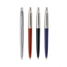 Parker Jotter Ballpoint Ball Pen Stainless Steel Red + Blue + Black Packs