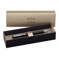 Parker Vector Stainless Steel Fountain Ink Pen Black with Gift Box
