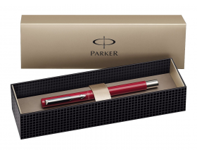Parker Vector Stainless Steel Fountain Ink Pen Red (Blister Pack)