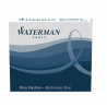 Waterman Ink Cartridge Refills Mysterious Blue Standard Pack of 6