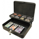 Cathedral 12" Lockable Petty Cash & Coins Security Box Tin Safes