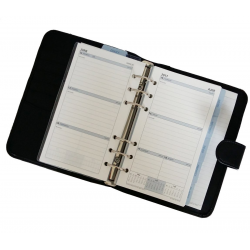 Collins Chatsworth Personal Organiser Week to View Diary - Black PR2999