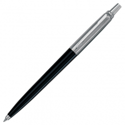 Parker Jotter Standard Ballpoint Ball Pen Stainless Steel Black (Blister Pack)