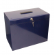 Cathedral A4 Metal File & Document Storage Box, Blue