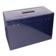 Cathedral Foolscap Metal File & Document Storage Box, Blue