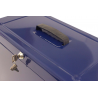 Cathedral Foolscap Metal File & Document Storage Box, Blue