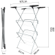 Foldable Clothes Airer Dryer Horse 3 Tier Laundry Washing Rack Indoor Outdoor